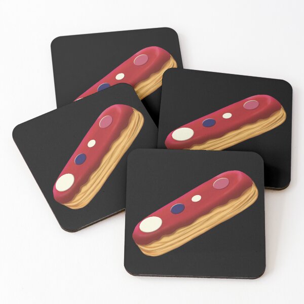 Item preview, Red Color Eclair Profiterole Pastry designed and sold by MintaApparel.