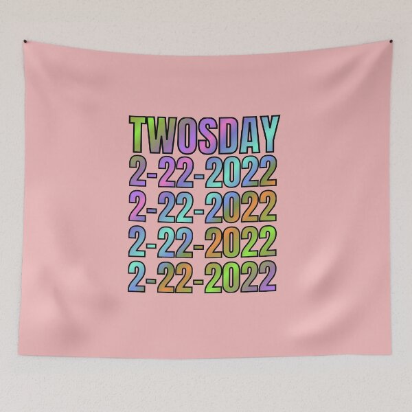 Item preview,  Funny  Twos-day Shirt, Twos-day  February 22nd 2022, Twos-day Tee Rainbow background,gift for her gift for him,twosday sweet shirt,twosday birthday shirt,                    ackground  designed and sold by Reddiamond3 ⭐⭐⭐⭐⭐.