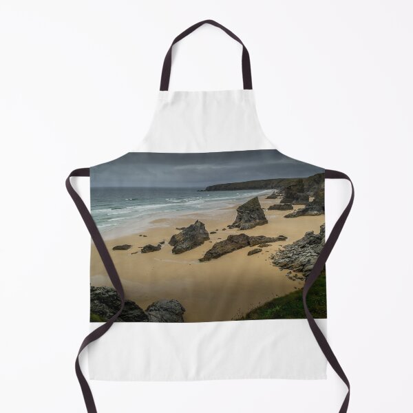 Item preview, A moody, overcast day at Bedruthan Steps on the Cornish Coast designed and sold by MichaelBShannon.