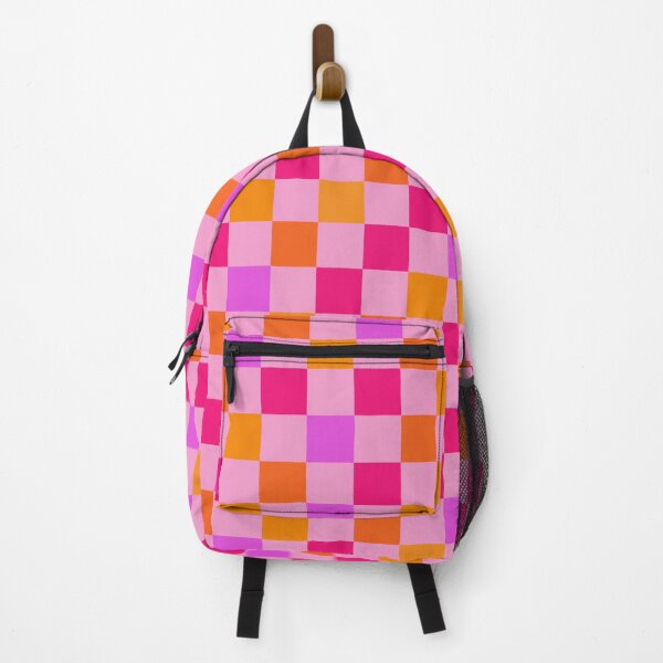Item preview, Checkerboard Check Checkered Pattern Magenta Pink Orange designed and sold by kierkegaard.
