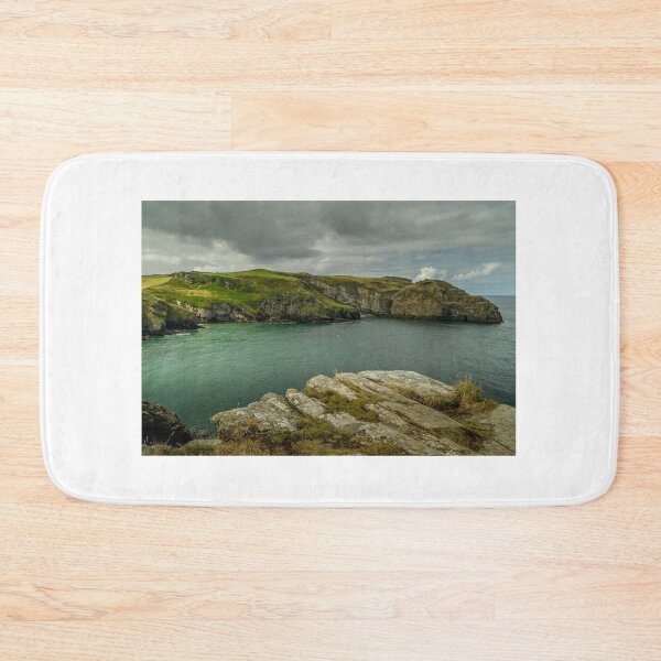 Item preview, A view of Bossiney Cove in Cornwall from the clifftops designed and sold by MichaelBShannon.