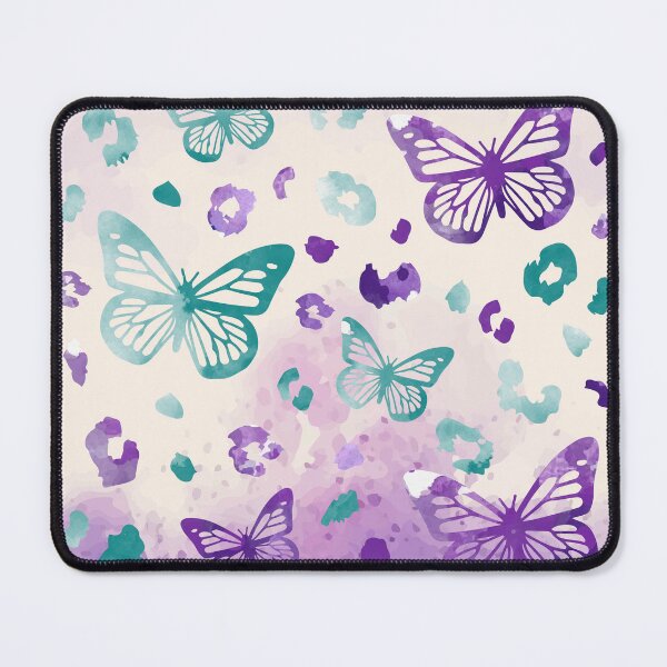 Item preview, Butterfly Leopard Grey Purple Pattern designed and sold by LIRAZ ZIV.