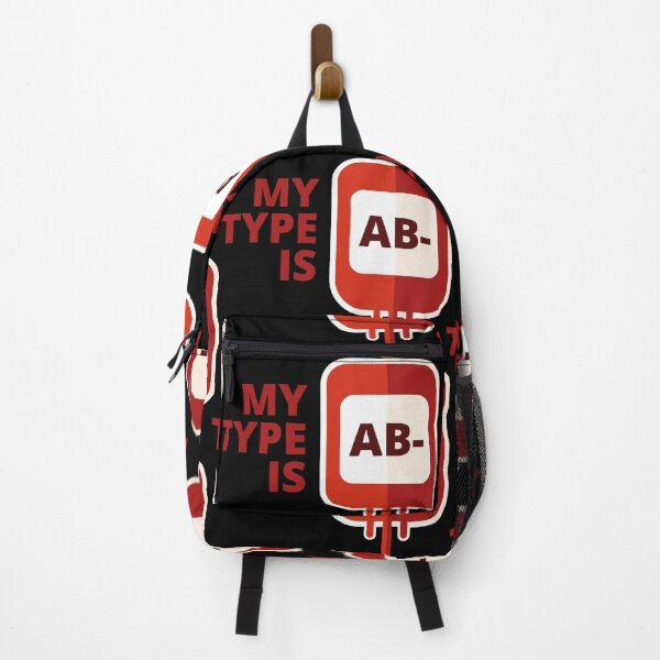 Item preview, My blood type is AB- designed and sold by BRU Design.