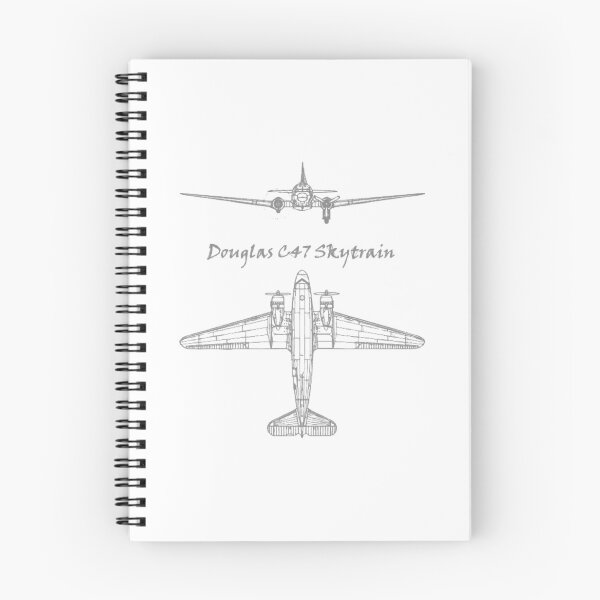 Item preview, Douglas C-47 Skytrain Airplane Blueprint  designed and sold by melaniarount.