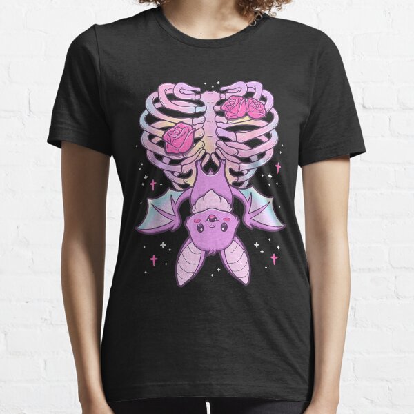 The Kawaii Goth Pastel Black Bats hot Low Top, Pastel Goth, Creepy Cute, Witchy, Alternative Girl, Halloween, Pastel kei, Spooky, Occult,Teen