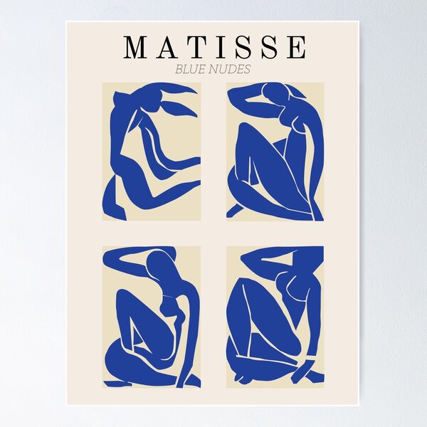 Item preview, Henri Matisse - BLUE NUDES - Papiers Découpés  designed and sold by artswag.