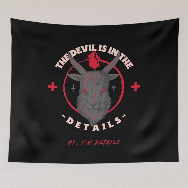 Item preview, The Devil is in the details designed and sold by MindBlownWill.