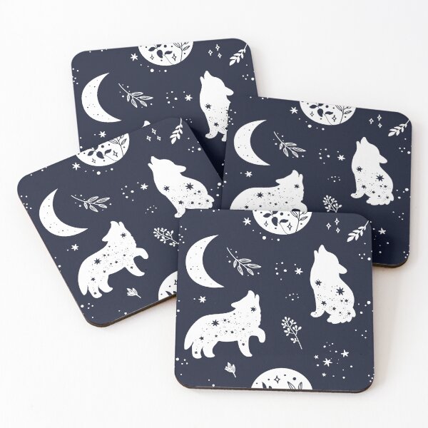 Item preview, Cute boho wolf animal  designed and sold by MobertsonArt.