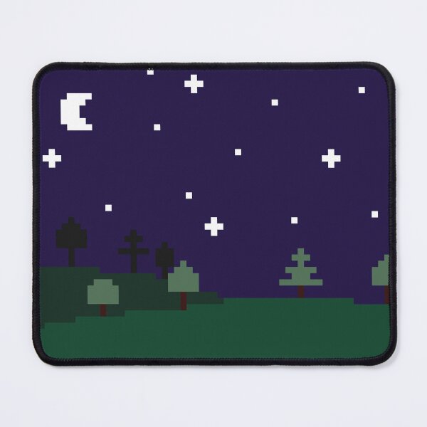 Item preview, Pixel Art Night Landscape designed and sold by Valentine145.