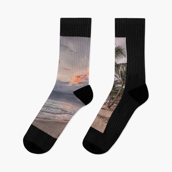 Item preview, Beach and tropical palm trees designed and sold by EnjoyLifeMerch.