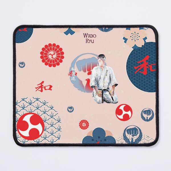 Item preview, Wado Ryu Karate Meditation Tapestry - Budo Art Design designed and sold by Zanshin-Art.
