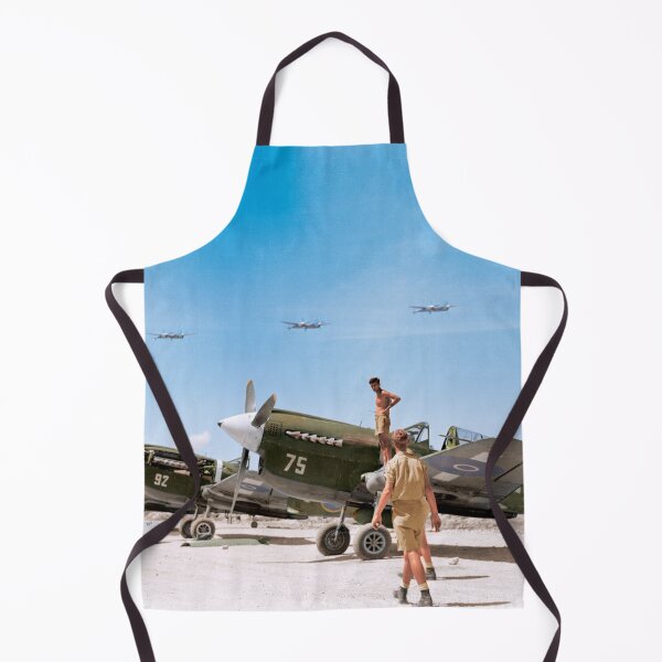 Item preview, USAAF P-38 Lightnings fly over RNZAF Kittyhawks. designed and sold by Rarity-Color.