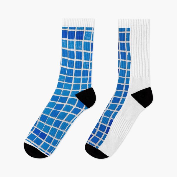 Artikelvorschau, blaues Fliesenmosaik entworfen und verkauft von EnjoyLifeMerch.