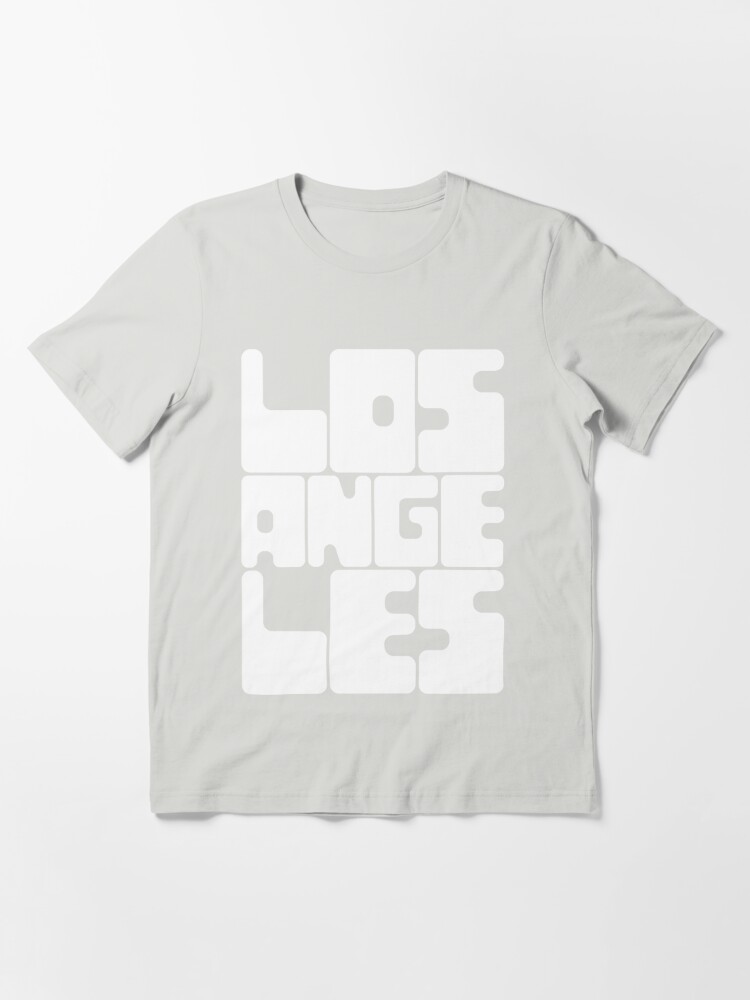 Los Angeles - White and Black Essential T-Shirt for Sale by