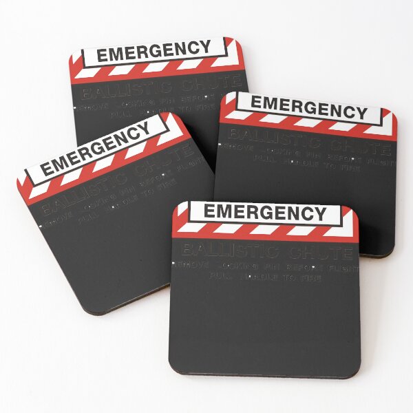 Item preview, Ballistic Recovery Chute Placard Essential T-Shirt.png designed and sold by VanessaSpurlinz.
