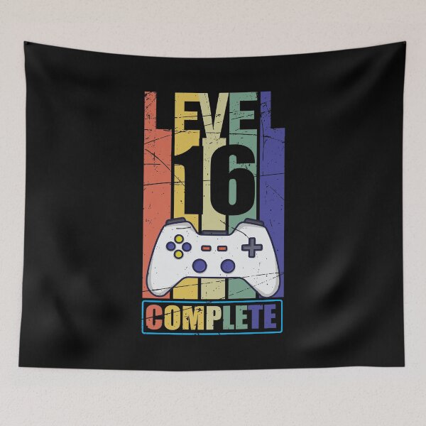 Item preview, Level 16 Complete 16th Birthday Video Gamer Gaming designed and sold by 2blackcherries.