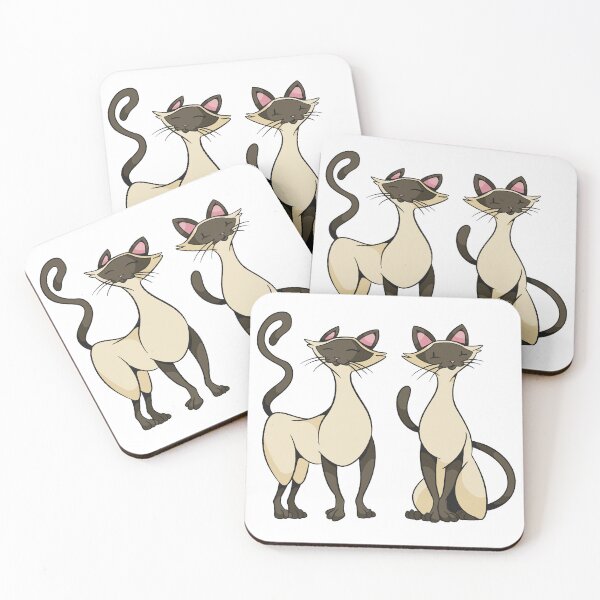 Item preview, Siamese Twin Cats  designed and sold by MizzKarizmah.