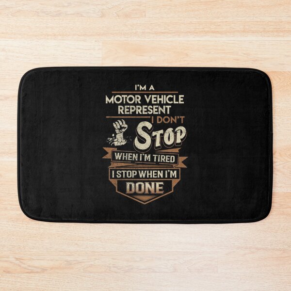 Item preview, Motor Vehicle Represent T Shirt - I Stop When Done Job Gift Item Tee designed and sold by natalinedk.
