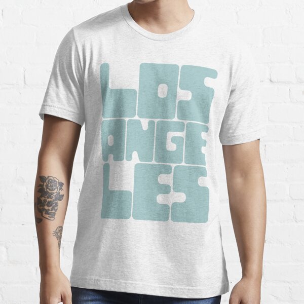 Los Angeles - White and Black Essential T-Shirt for Sale by