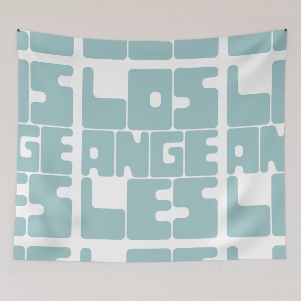 Item preview, Los Angeles - Eggshell Blue designed and sold by boxedspaper.