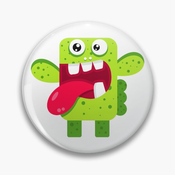 Item preview, Monstruo verde divertido. Monstruo de cactus verde designed and sold by Valijanov.