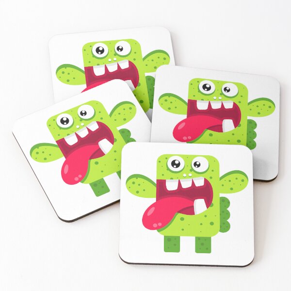 Item preview, Monstruo verde divertido. Monstruo de cactus verde designed and sold by Valijanov.