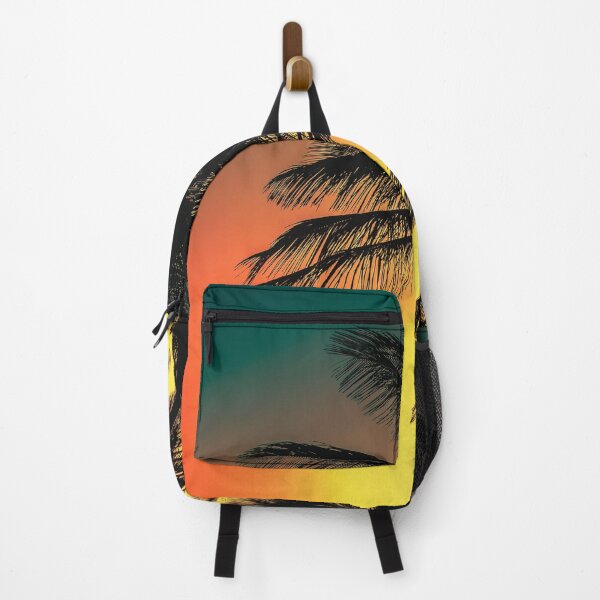 Item preview, Tropical palm trees, sunset, colorful designed and sold by cutecrazytshirt.