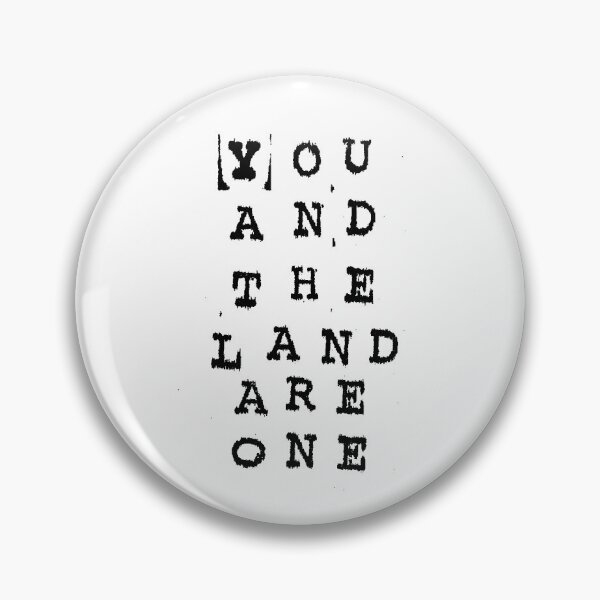 Item preview, You and the Land Are One (black print) designed and sold by HRNDZ.