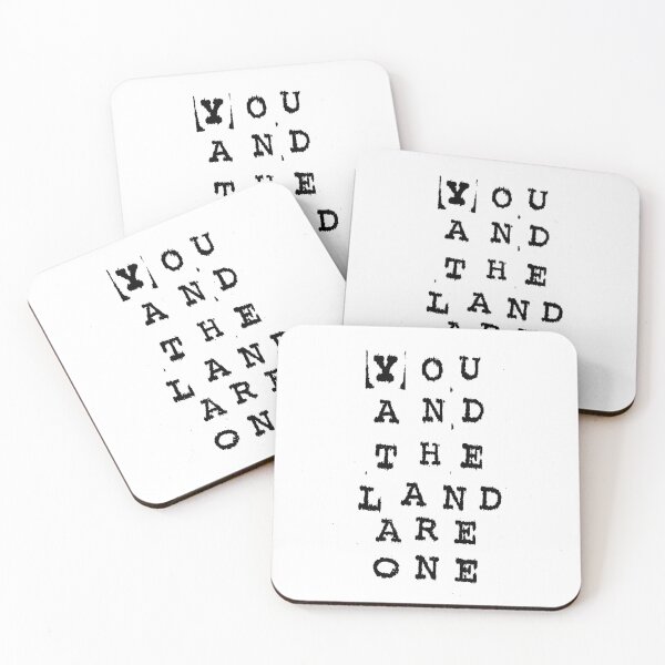 Item preview, You and the Land Are One (black print) designed and sold by HRNDZ.