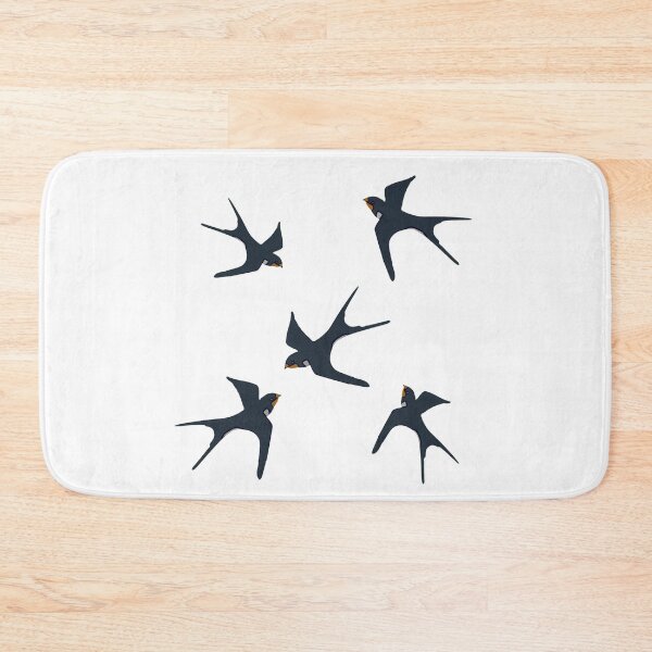 Item preview, Flock of Swallows, Birds for Females, Barn Swallows designed and sold by Kirei-Lily.