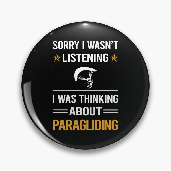 Item preview, Funny Listening Paragliding Paraglide Paraglider designed and sold by fatherbarliman.