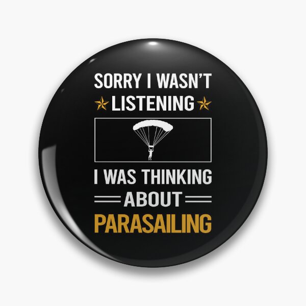 Item preview, Funny Listening Parasailing Parascending Parakiting designed and sold by fatherbarliman.
