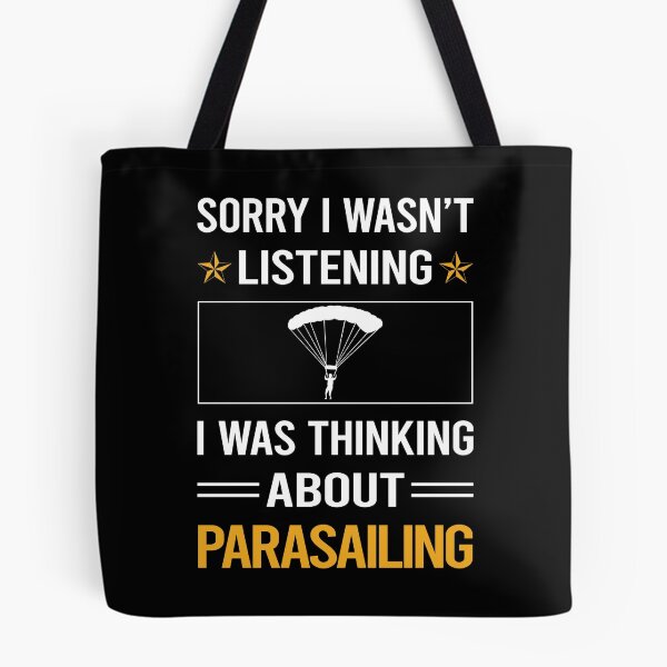 Item preview, Funny Listening Parasailing Parascending Parakiting designed and sold by fatherbarliman.