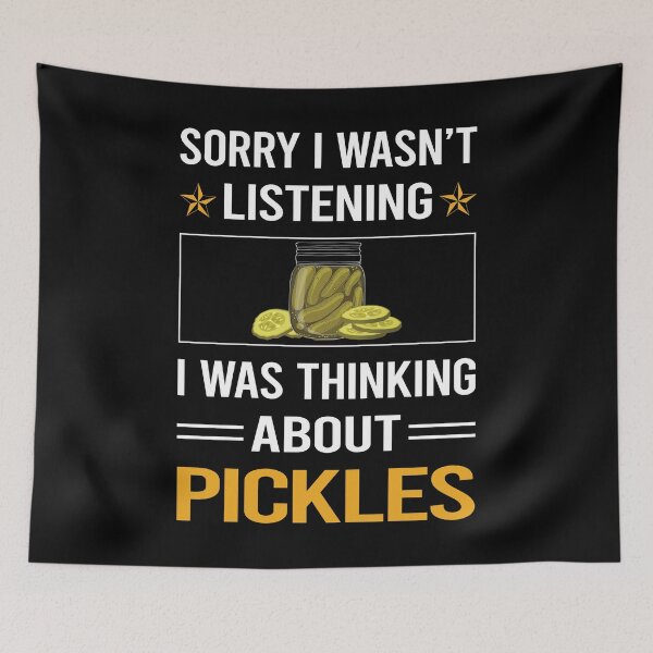 Item preview, Funny Listening Pickle Pickles Pickling designed and sold by fatherbarliman.