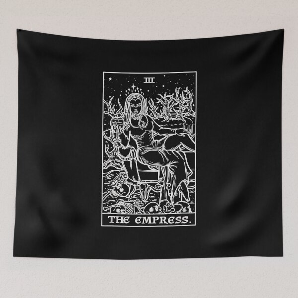 Item preview, The Empress Tarot Card Halloween Vampire Gothic Horror Witch designed and sold by Hotynityy.