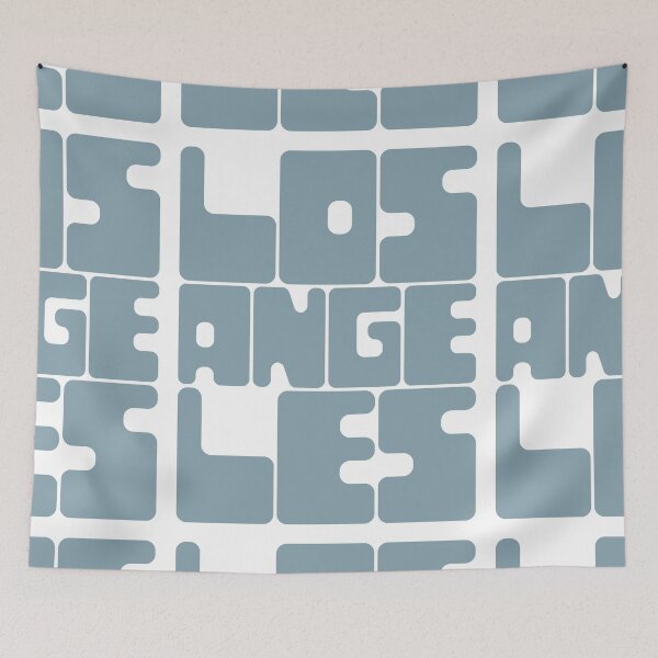 Item preview, Los Angeles - Tourmaline Blue designed and sold by boxedspaper.