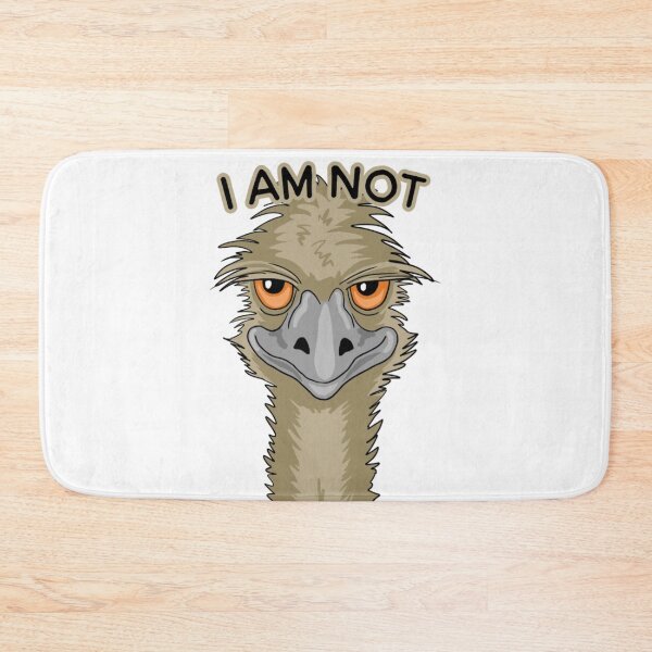 Item preview, I Am Not Emused Funny Emu Contour Cut designed and sold by GoneFre.