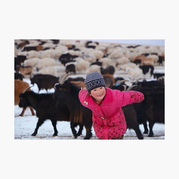 Item preview, Mongolian girl designed and sold by NomadicHorseman.