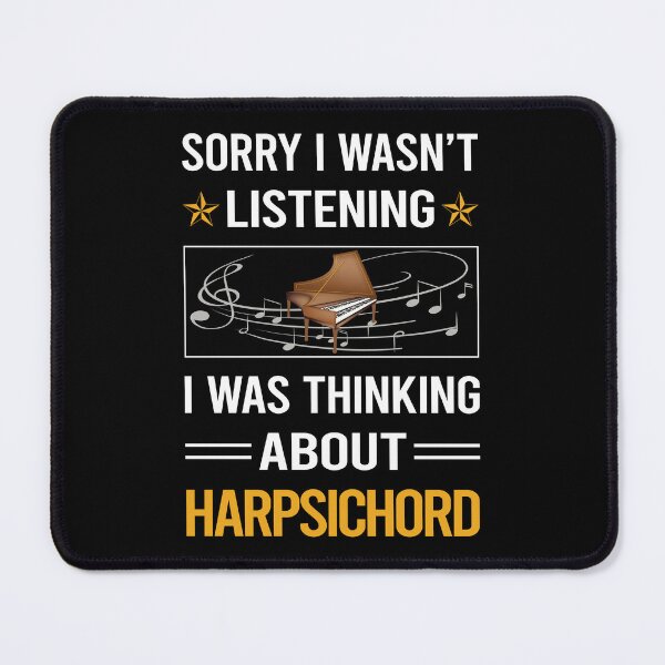 Item preview, Funny Listening Harpsichord Harpsichordist designed and sold by jiggleterrified.