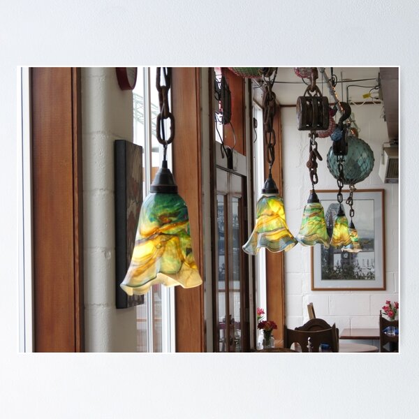 Item preview, Hand Blown Lamps In Newport, Ore. Cafe designed and sold by Diane Arndt.