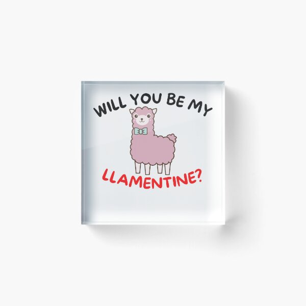 Item preview, will you be my llamentine designed and sold by Artpawsy.