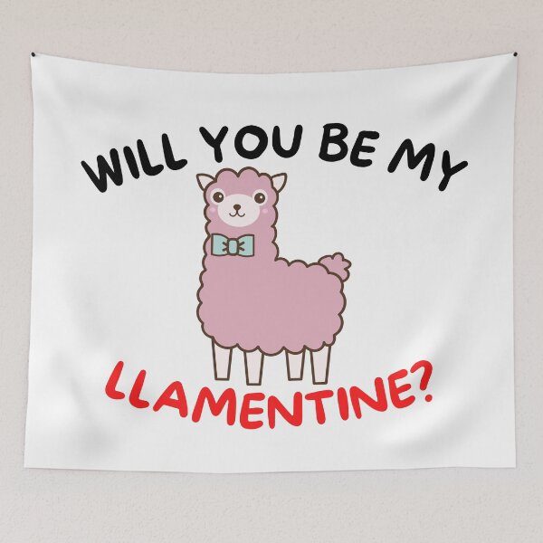 Item preview, will you be my llamentine designed and sold by Artpawsy.