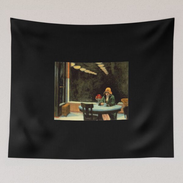 Item preview, AMERICAN ARTIST. Edward Hopper. Automat. 1927. Jigsaw Puzzle designed and sold by LauraAnnSlough.