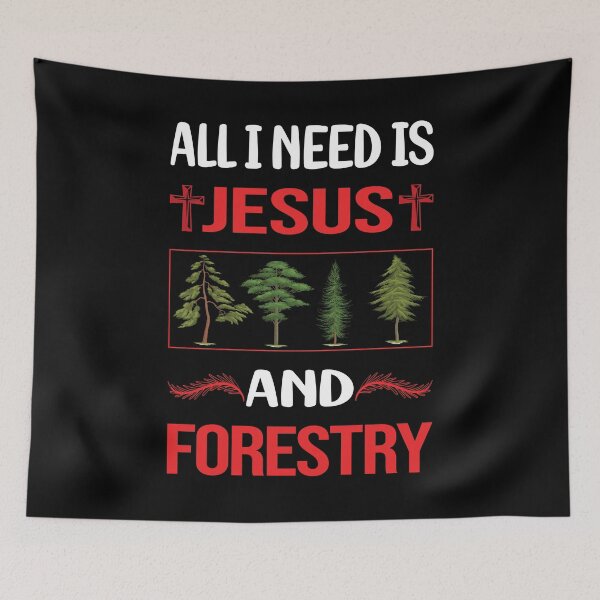 Item preview, Funny Jesus Forestry designed and sold by DougPoulos.