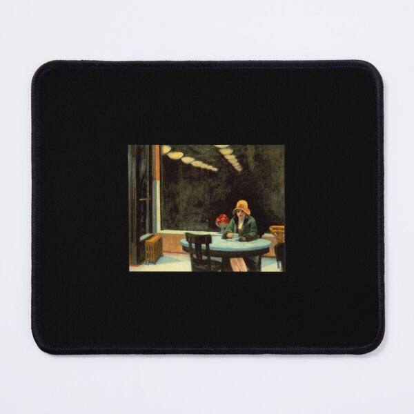 Item preview, AMERICAN ARTIST. Edward Hopper. Automat. 1927. Jigsaw Puzzle designed and sold by LauraAnnSlough.