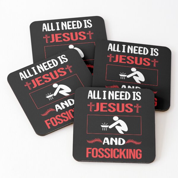 Item preview, Funny Jesus Fossicking Fossick designed and sold by DougPoulos.