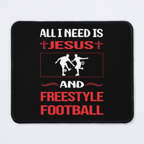 Item preview, Funny Jesus Freestyle Football designed and sold by DougPoulos.