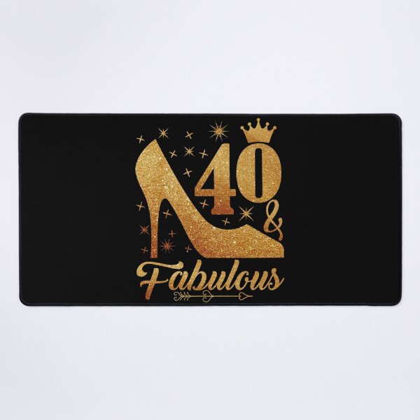 Item preview, 40 & Fabulous 40 Years Old 40th Birthday Golden Crown Shoes T-Shirt designed and sold by KGN  CREATIVITY.