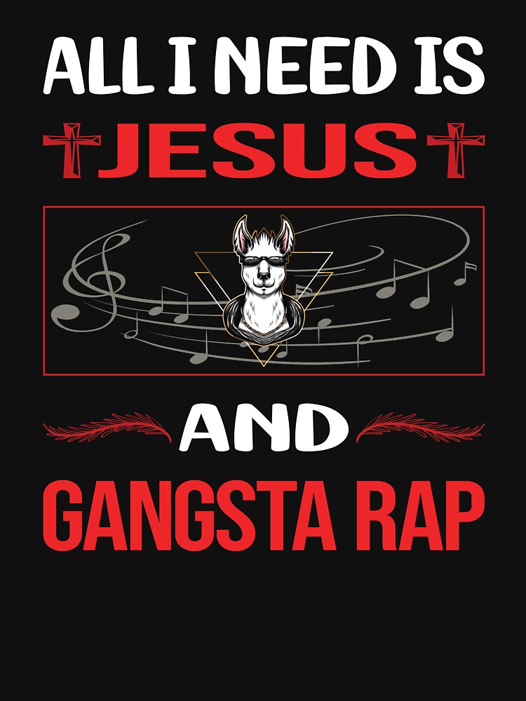 Funny Jesus Gangsta Rap Rapping Rapper