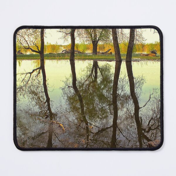 Item preview, Spring reflection of trees in the water. designed and sold by Mikhail12358.